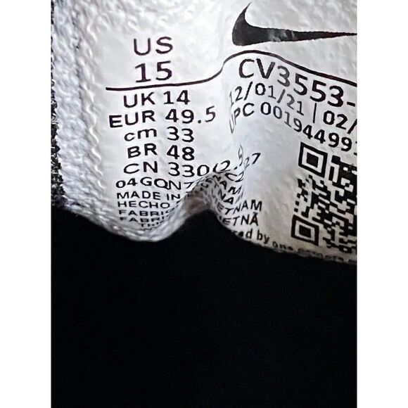 Nike Alpha Huarache Elite 3 Low PRM Gold Baseball Cleat CV3553-101 Men's Size 15 - Picture 12 of 13